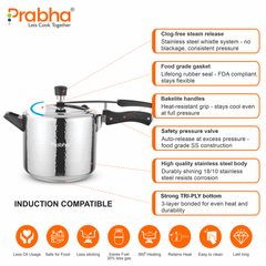 CROWN S.S. IB PRESSURE COOKER HAMMERED