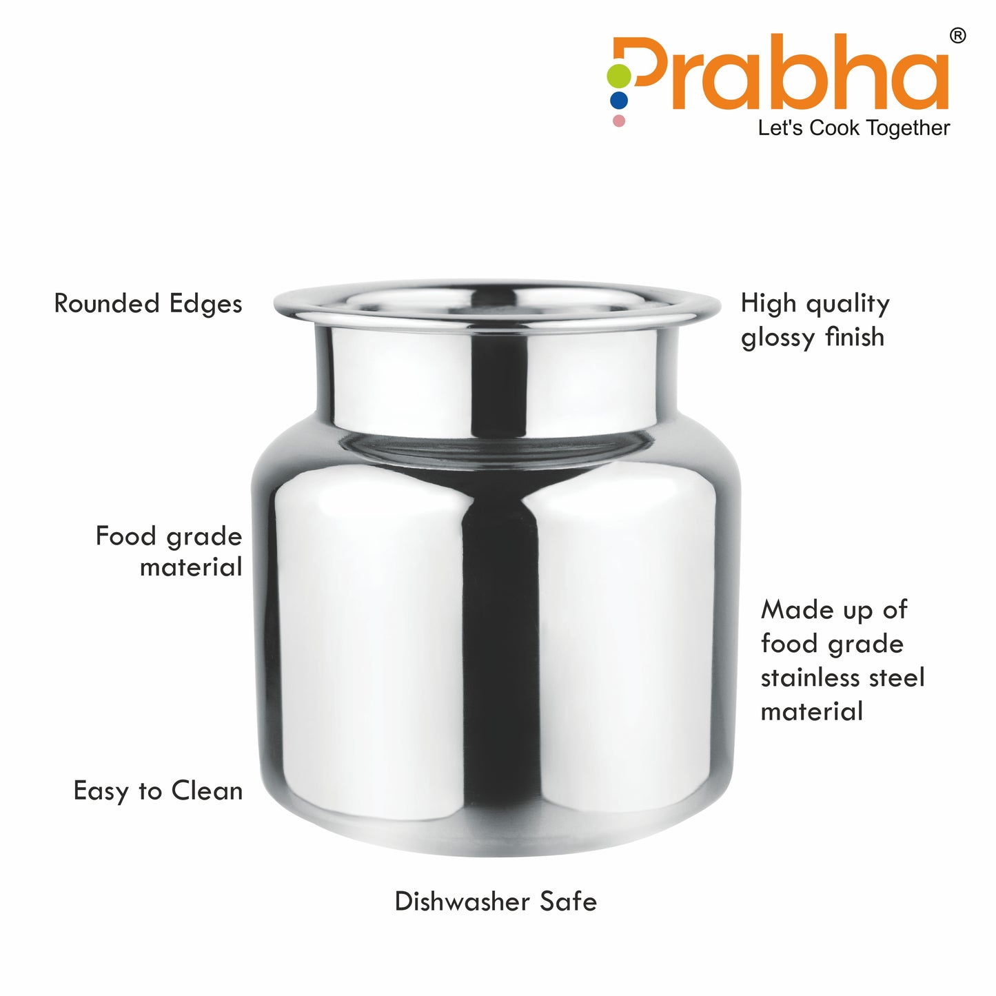 Stainless Steel Water Storage Shambhu Lota - Prabha