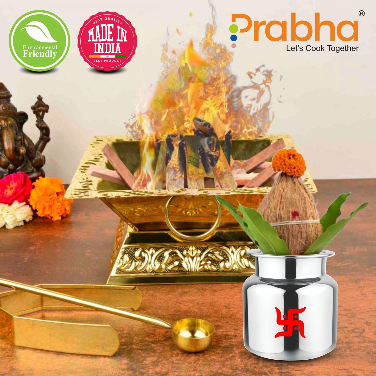 Stainless Steel Water Storage Shambhu Lota - Prabha