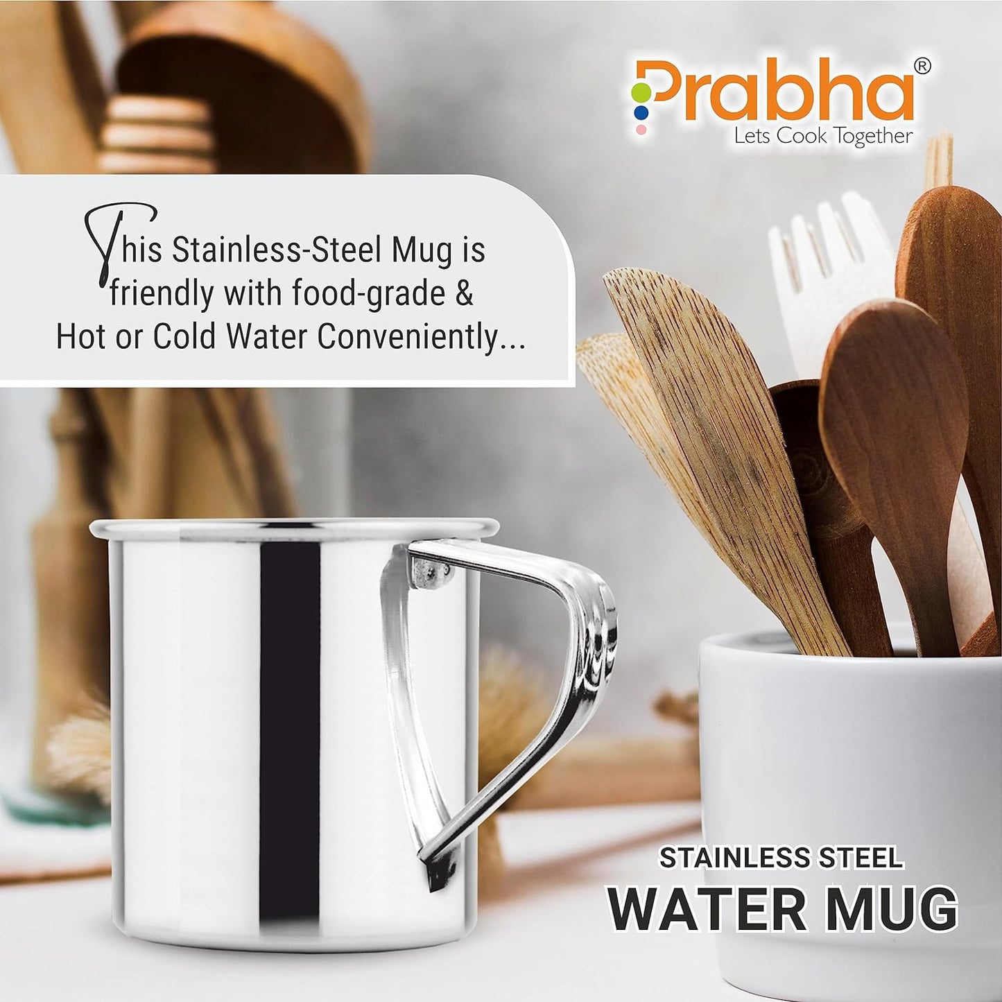 Stainless Steel Water Mug | Multipurpose Mug for Milk, Hiking, and Camping and More