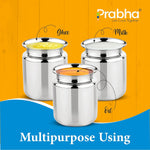Load image into Gallery viewer, Stainless Steel Stello Ghee Pot, Oil Pot, Ghee Storage Container

