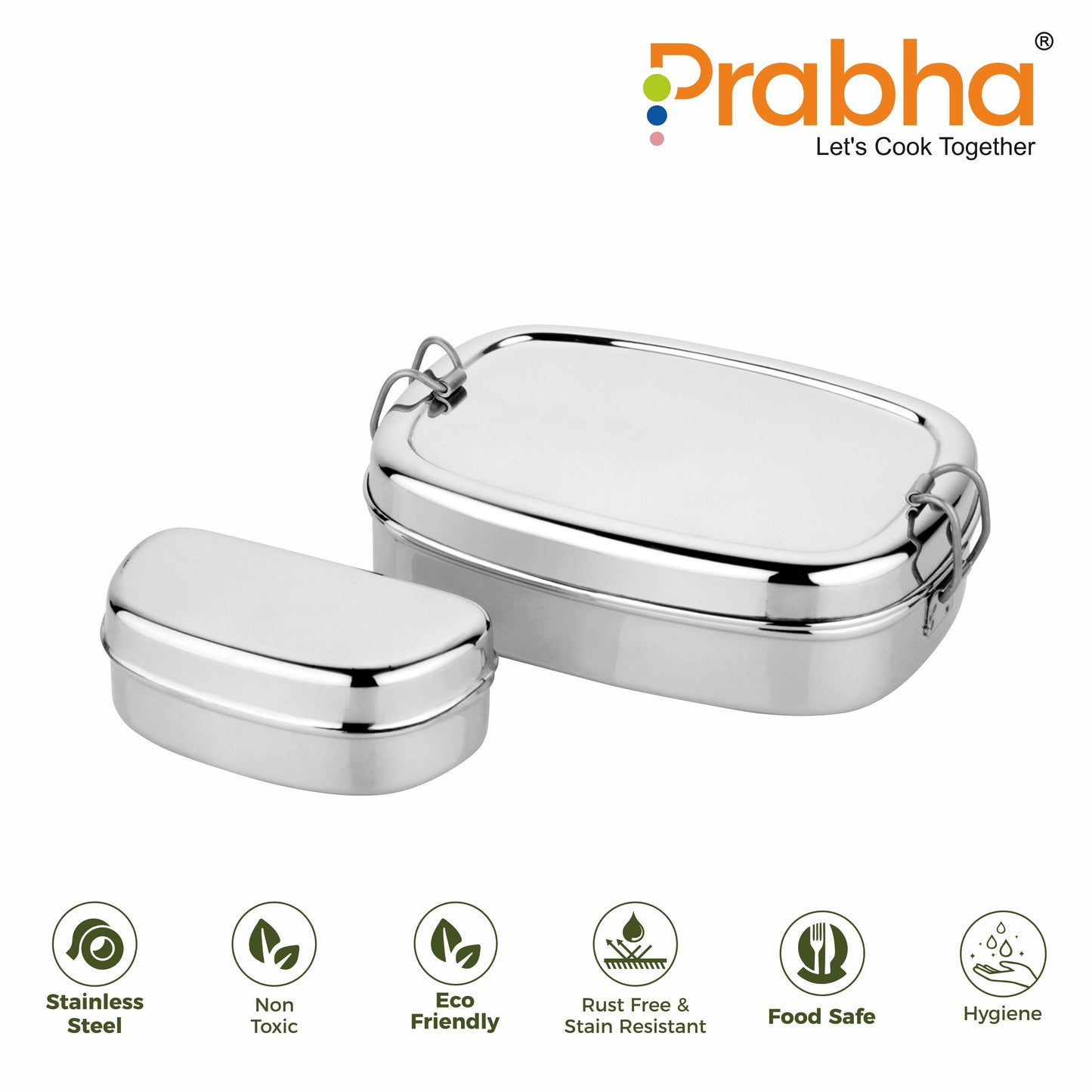 Stainless Steel Tv Lunch Box, Leakproof Containers for Adults - Prabha