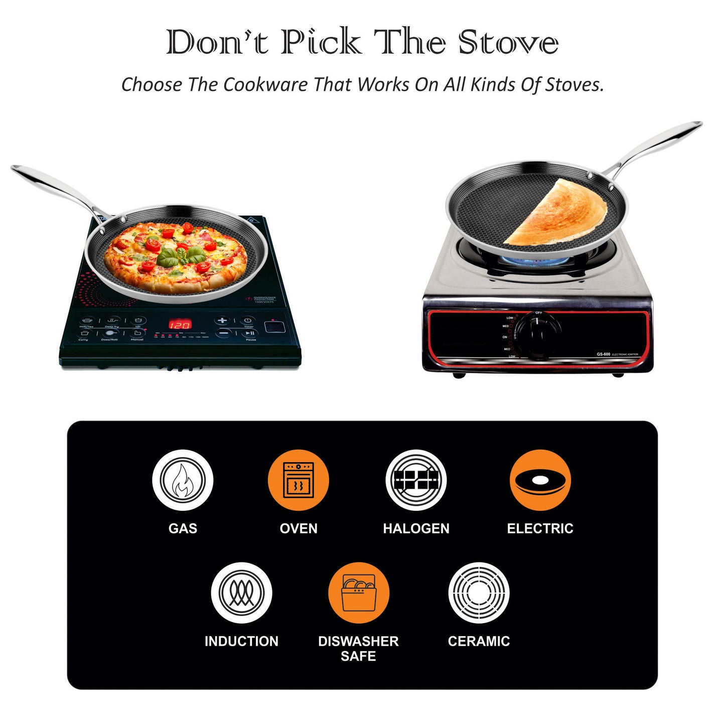 Triply Hexa Cube Dosa Tawa