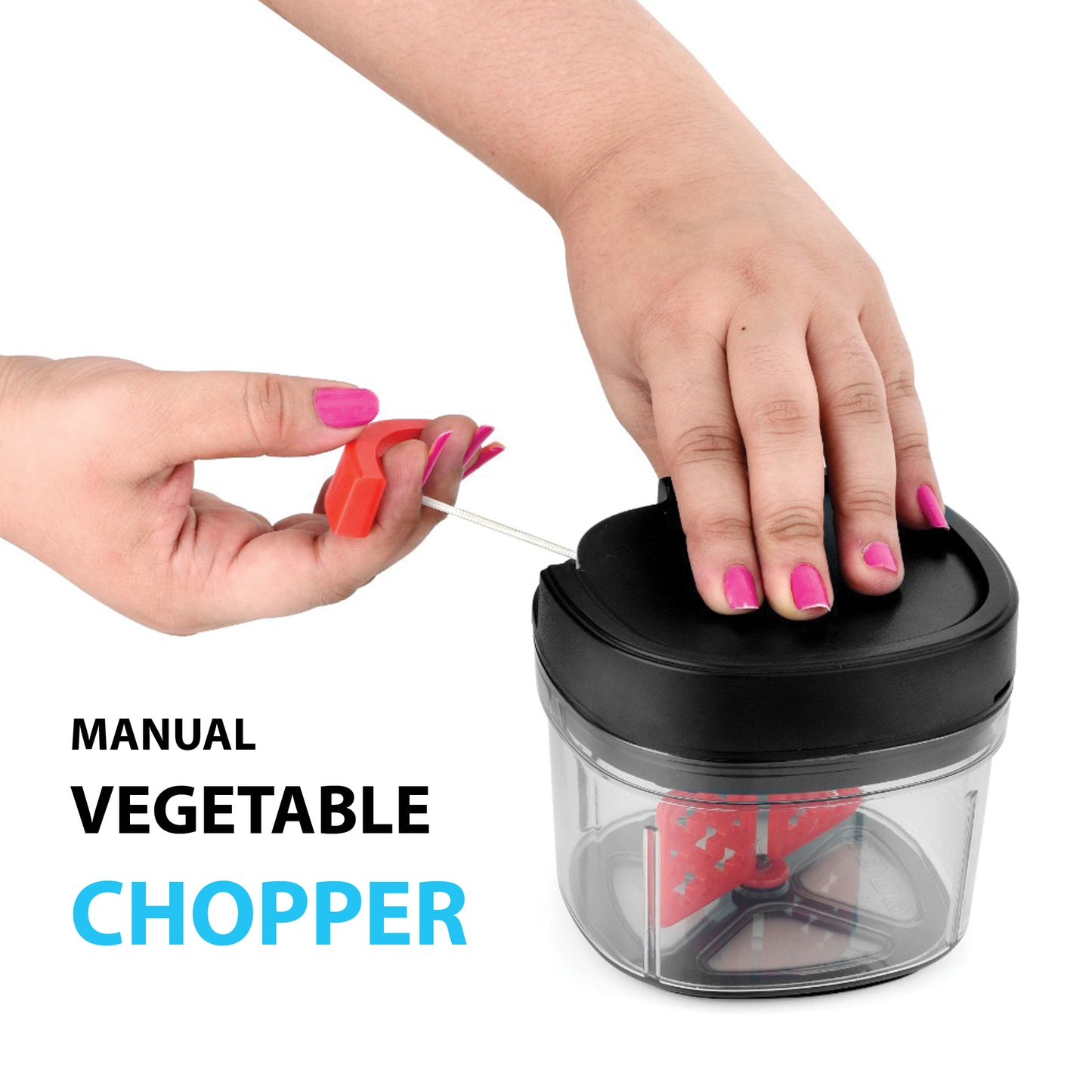 Veg Food Chopper and Mixer with Stainless Steel Blades