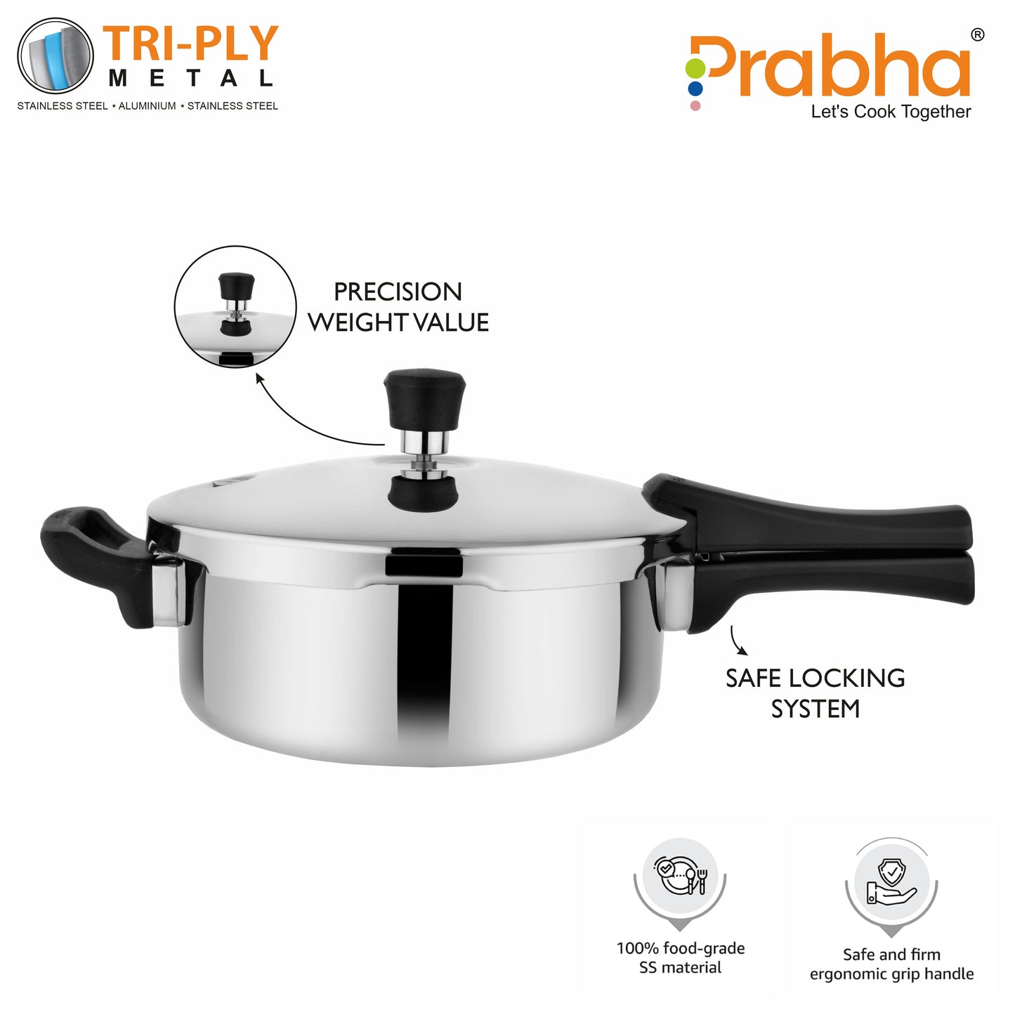 Triply Whizz Pressure Pan