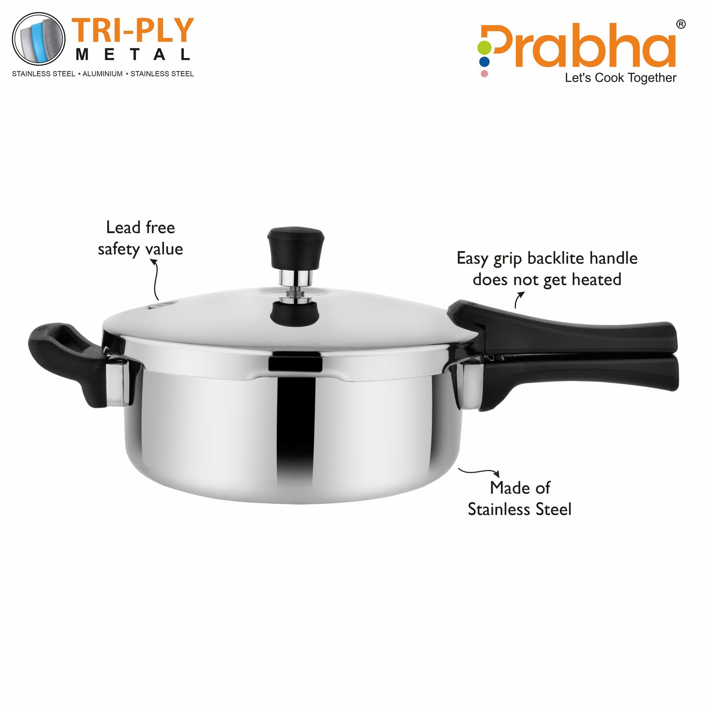 Triply Whizz Pressure Pan