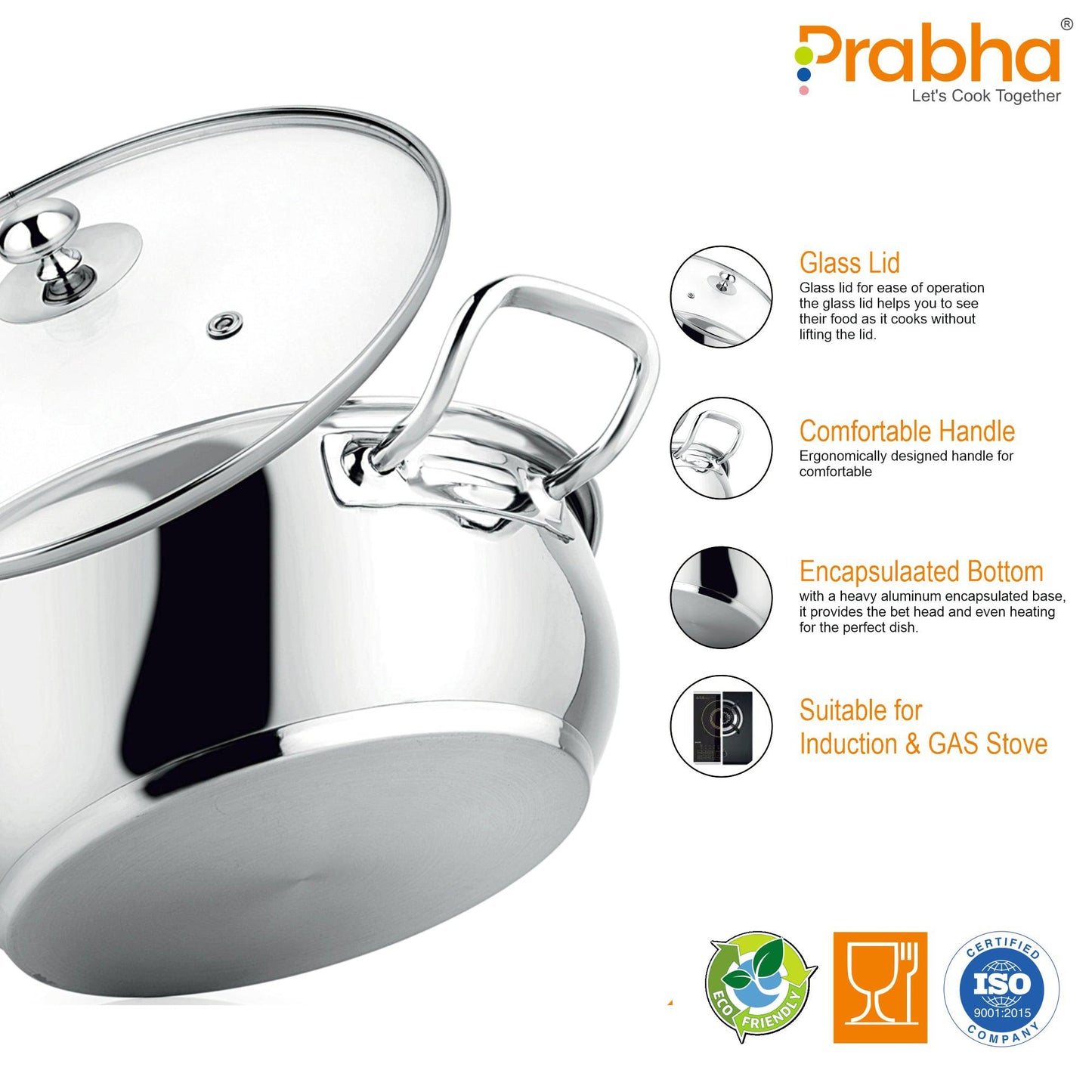 Xenon IB Kadhai with Lid
