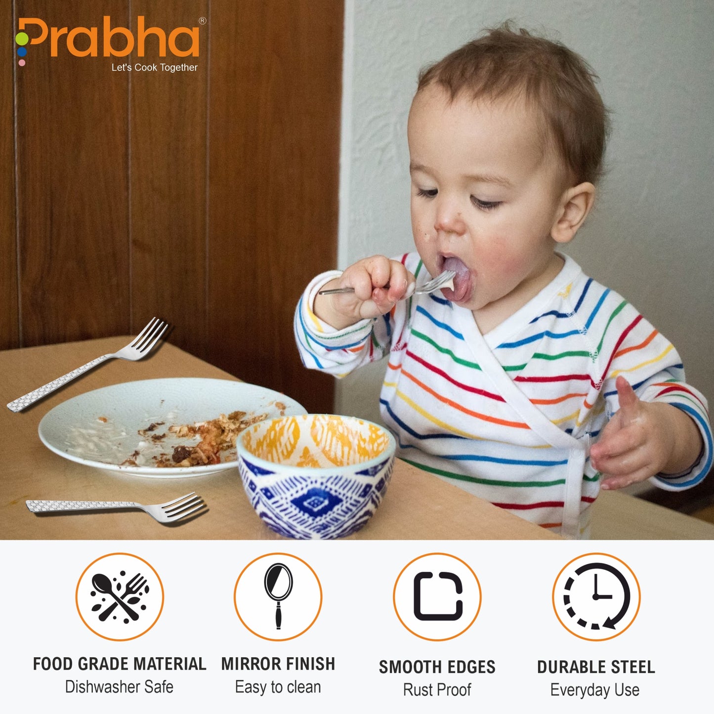 Chess Baby Fork Set For Home & Kitchen