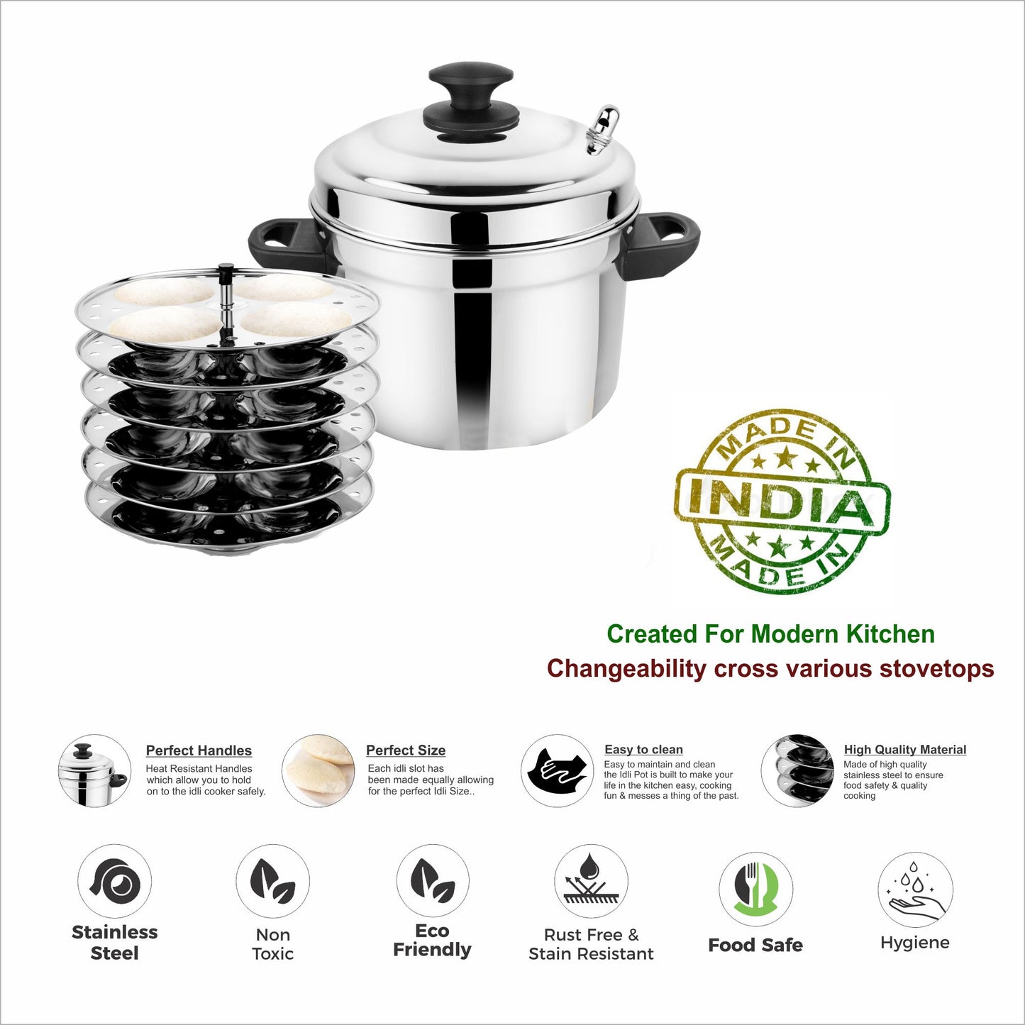 Elegant Idli Cooker