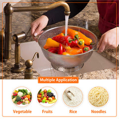 Stainless Steel Colander Basket With Multi Sizes
