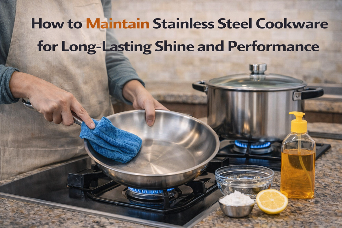 How to Maintain Stainless Steel Cookware for Long-Lasting Shine and Performance
