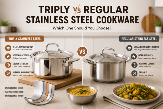 Triply vs Regular Stainless Steel Cookware: Which One Should You Choose?