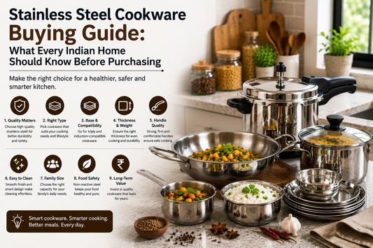 Stainless Steel Cookware Buying Guide: What Every Indian Home Should Know Before Purchasing