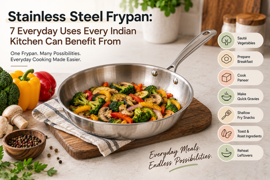 Stainless Steel Frypan: 7 Everyday Uses Every Indian Kitchen Can Benefit From