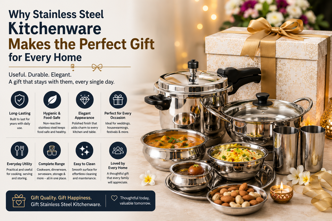 Why Stainless Steel Kitchenware Makes the Perfect Gift for Every Home