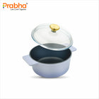 Castella Light Cast Iron 16cm (1.2L) Casserole with Lid - Induction Bottom, Purple