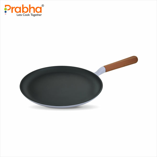Castella Light Cast Iron 28m Dosa Tawa- Induction Bottom, Purple