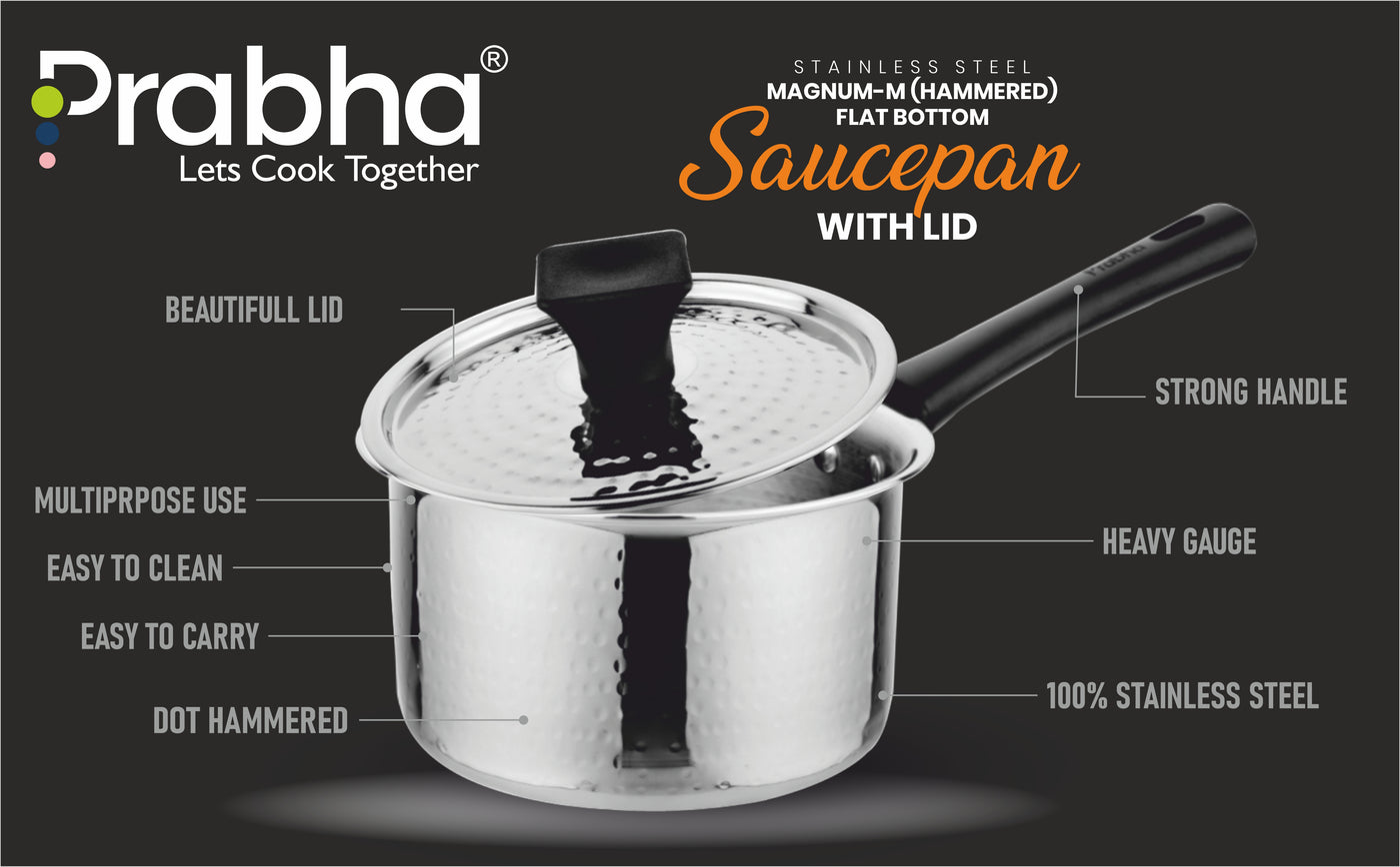 Magnum Hammered Saucepan With Lid