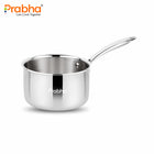 Prima Triply Stainless Steel Saucepan without Lid | Induction Compatible Cookware (Copy)