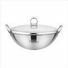 Prima Triply Capsule Bottom Kadhai With Lid