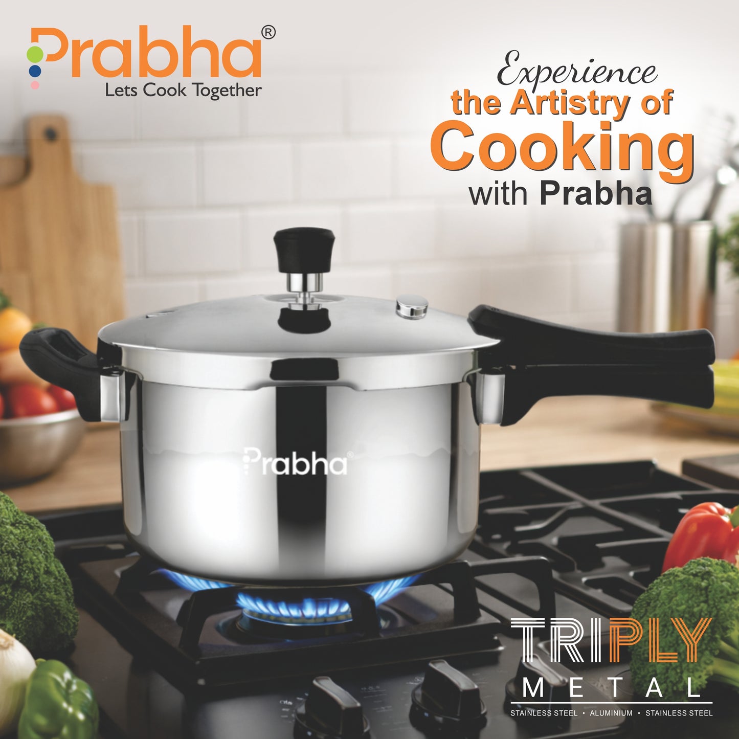Triply Whizz Pressure Cooker