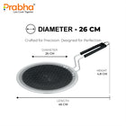Tri-Ply Hexa Cube Stick-Resistant Roti Tawa Induction Friendly