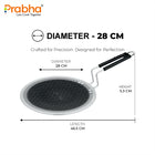 Tri-Ply Hexa Cube Stick-Resistant Roti Tawa Induction Friendly