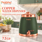 PURE COPPER WATER DISPANCER WITH TAP | PREMIUM HANDMADE DRINKWARE