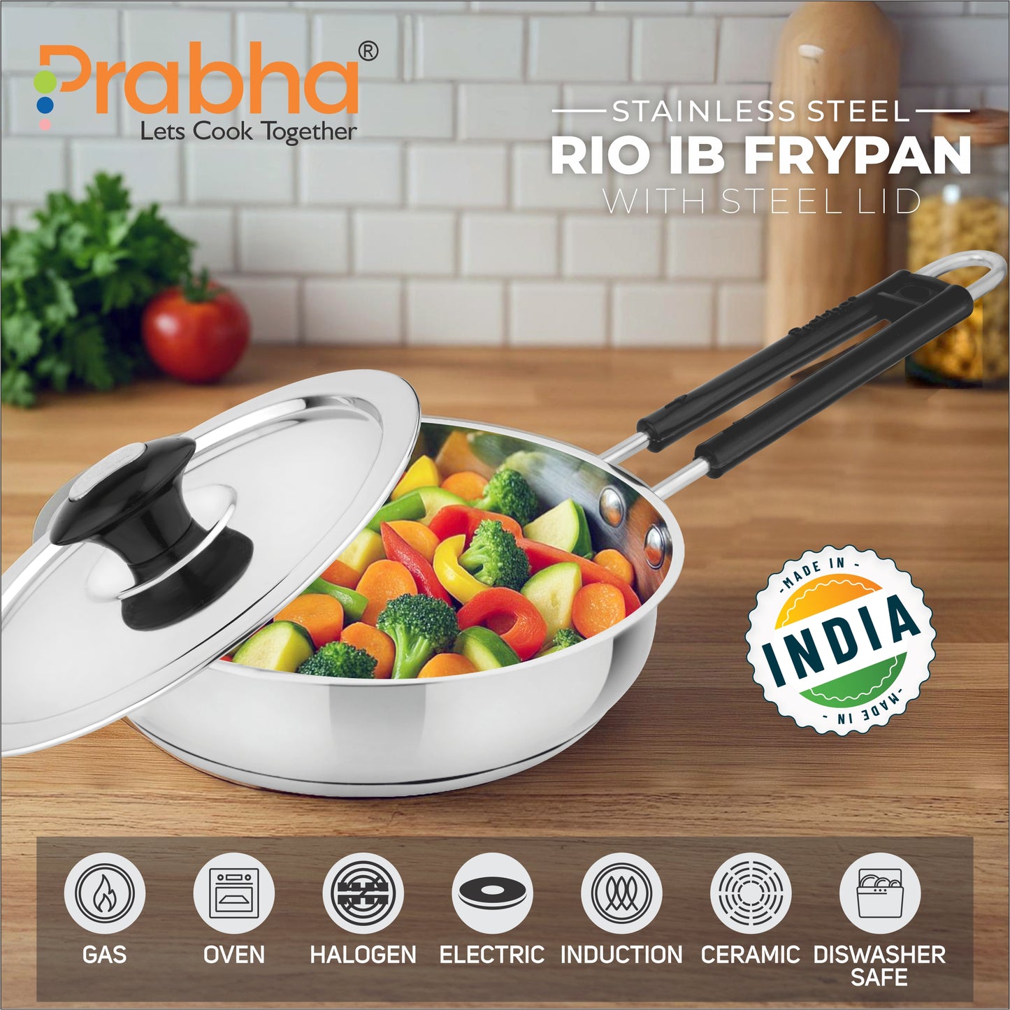 Rio IB Frypan With Lid