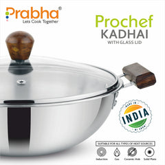 Prochef Kadhai With Lid
