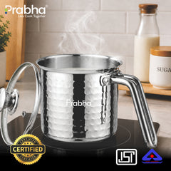 Xenon IB Hammered Milkpot With Lid