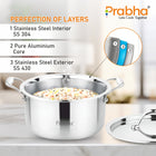 Prima Triply Casserole With Lid