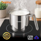 Xenon IB Stainless Steel Milk Pot without Lid | Induction Compatible Milk Boiler