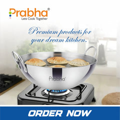 Prima Triply Capsule Bottom Kadhai Without Lid
