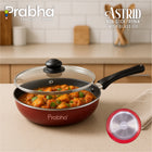 Astrid Nonstick Deep Frypan With Glass Lid