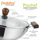Prochef Deep Kadhai With Lid