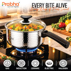 Triply Whizz Plus Hammered Pressure Cooker With Steel & Glass Lid