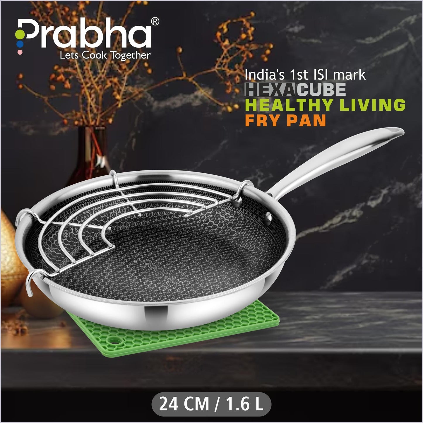 Triply Hexa Cube Frypan With Lid