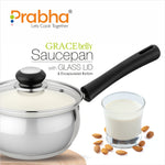 गैलरी व्यूवर में इमेज लोड करें, Grace IB Belly Sauce Pan with Lid
