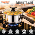 Triply Whizz Plus Pressure Cooker With Steel & Glass Lid