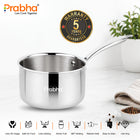 Prima Triply Stainless Steel Saucepan without Lid | Induction Compatible Cookware (Copy)