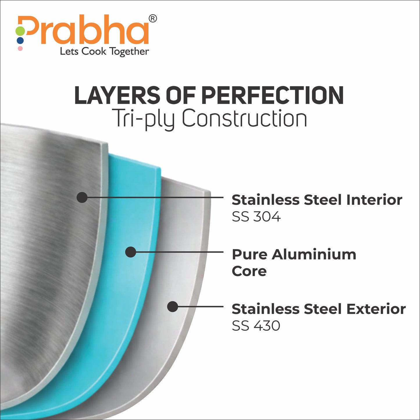 Triply Kalash Pressure Cooker Hammered