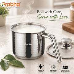Xenon IB Hammered Milkpot With Lid