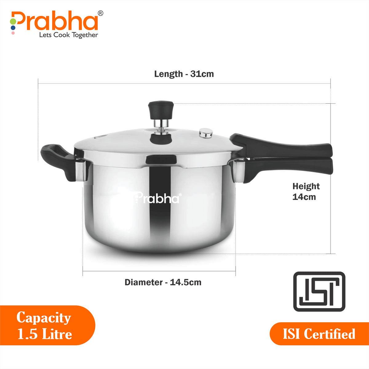 Triply Whizz Pressure Cooker