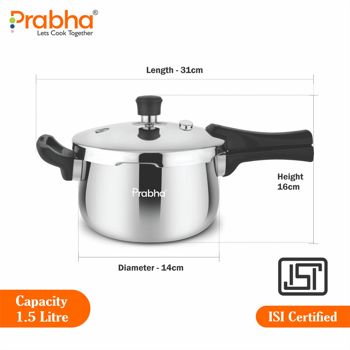 Triply Kalash Pressure Cooker