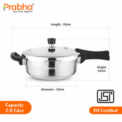 Triply Whizz Pressure Hammered Pan
