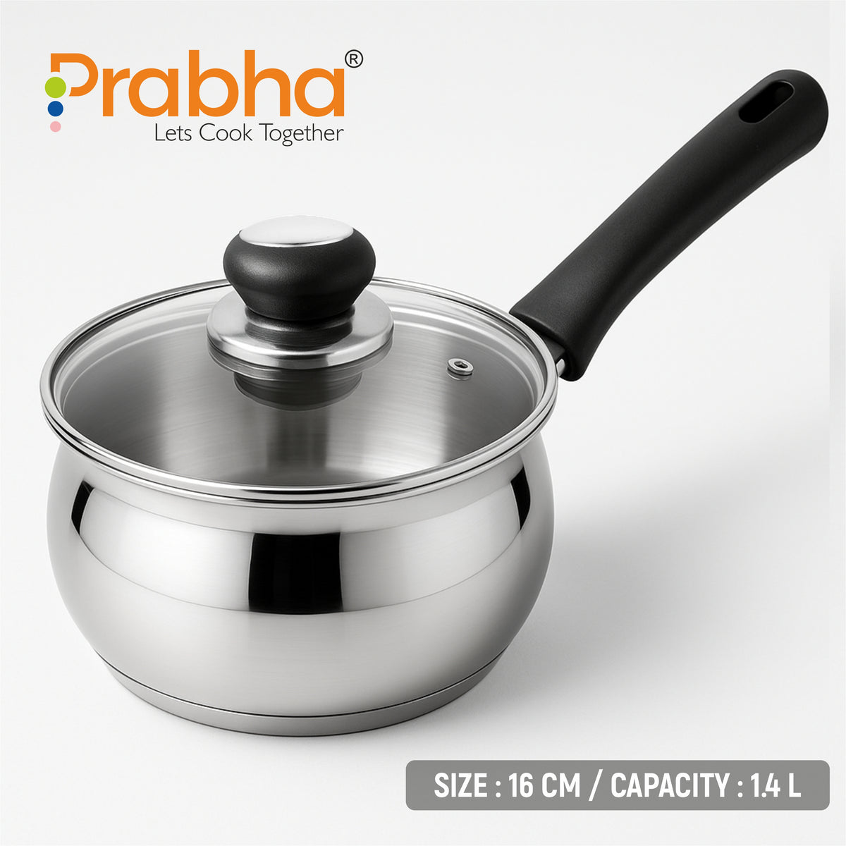 Grace IB Belly Sauce Pan with Lid