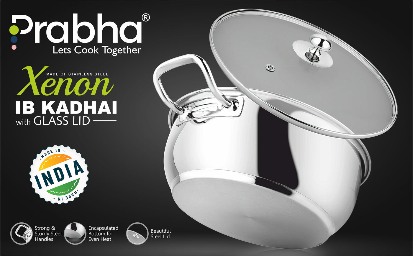 Xenon IB Kadhai with Lid