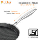 Tri-Ply Hexa Cube Stick-Resistant Dosa Tawa Induction Friendly