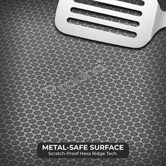 Tri-ply Hexa Cube Kadhai With Lid With Honeycomb Surface